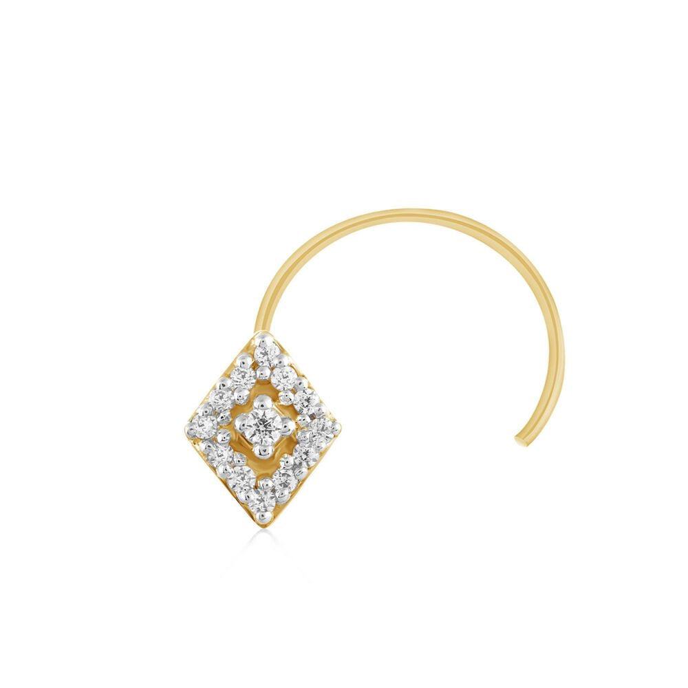 Regal Radiance Square Nose Pin