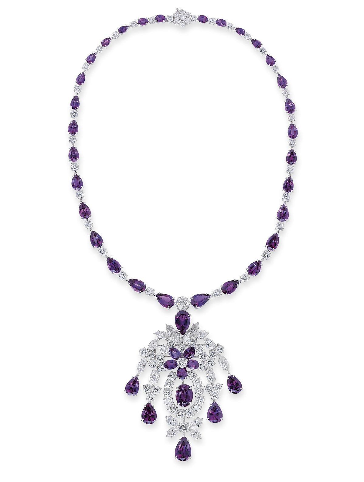 Amethyst Waterfall Necklace