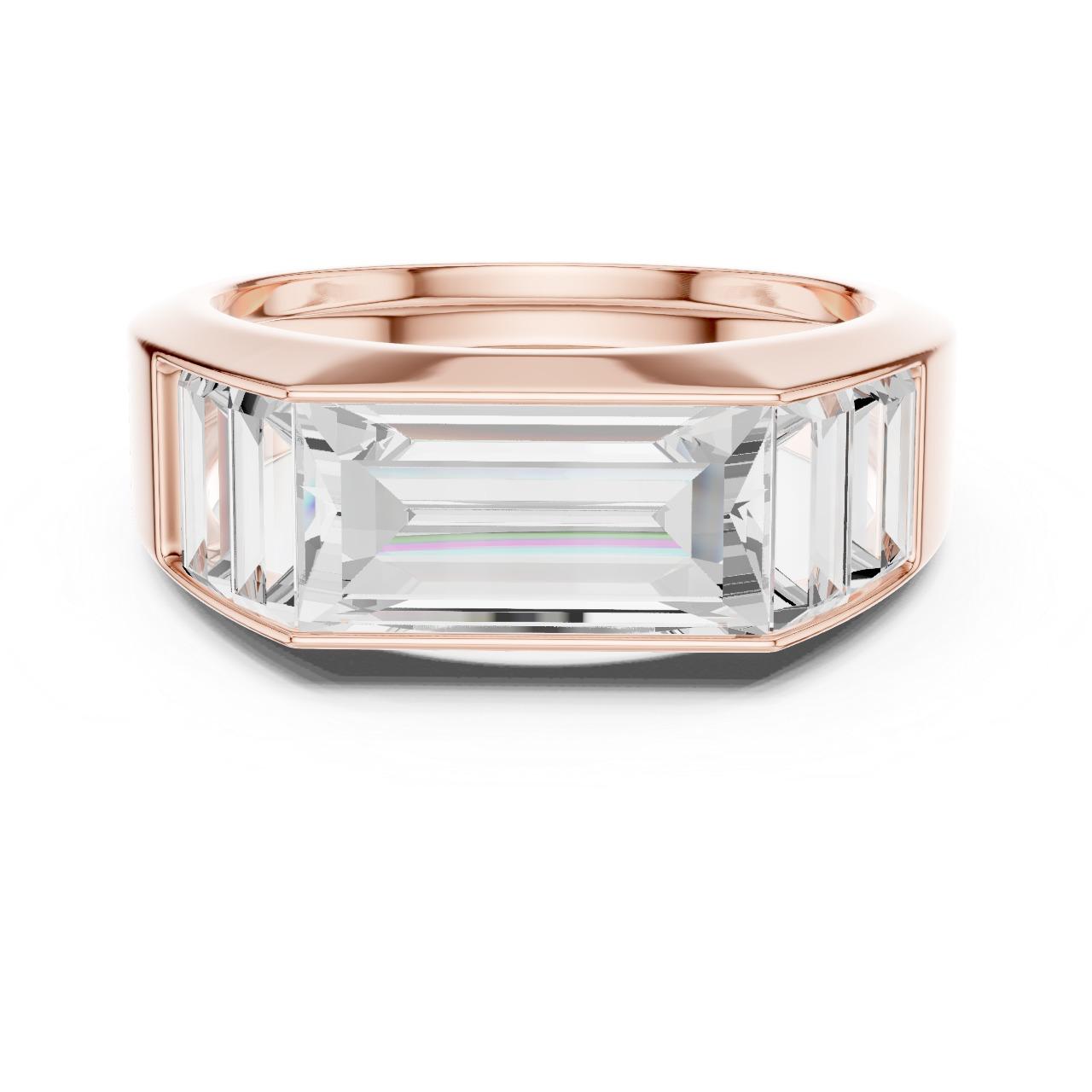 Baron Emerald Horizon Ring