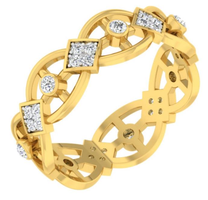 Royal Petal Curve Bangle