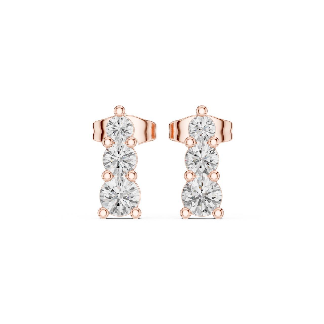 Linear Trilogy Drop Studs