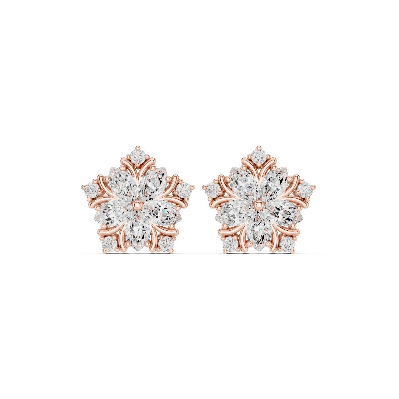 Imperial Bloom Stud Earrings