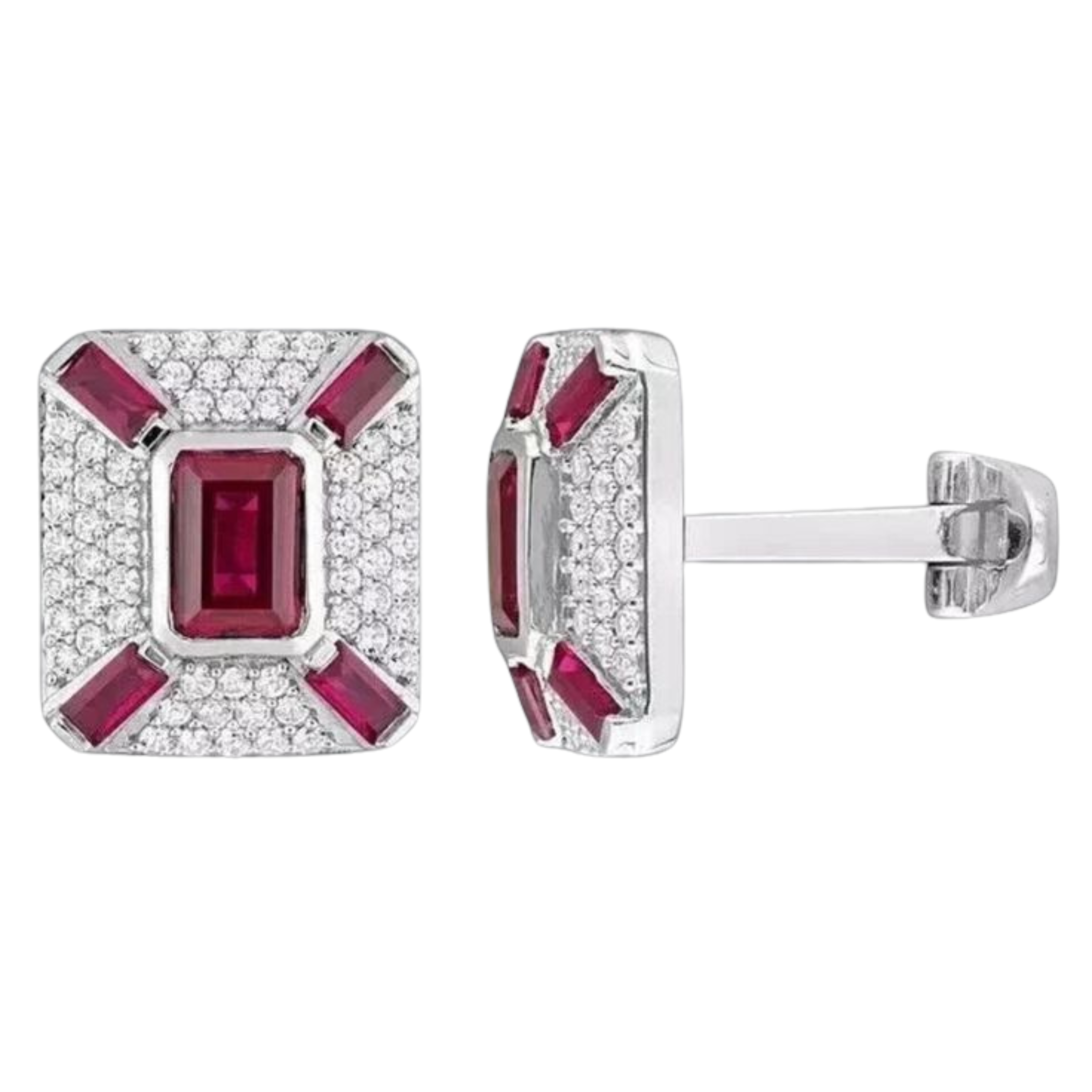 Ruby Emblem Cufflinks
