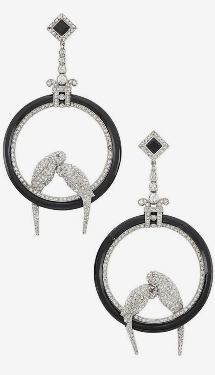 Parrot Embrace Earring