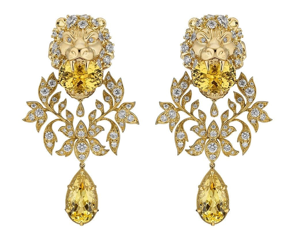 Golden Lion Majesty Earring