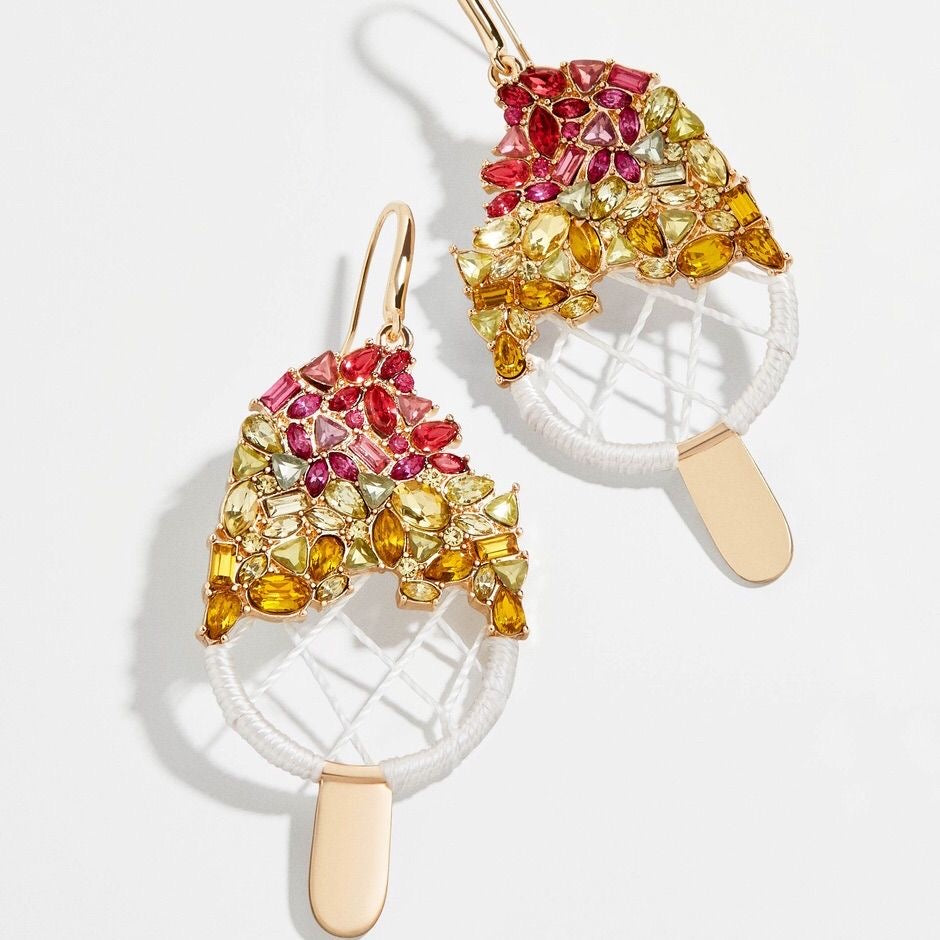 Frosted Popsicle Gem Earring