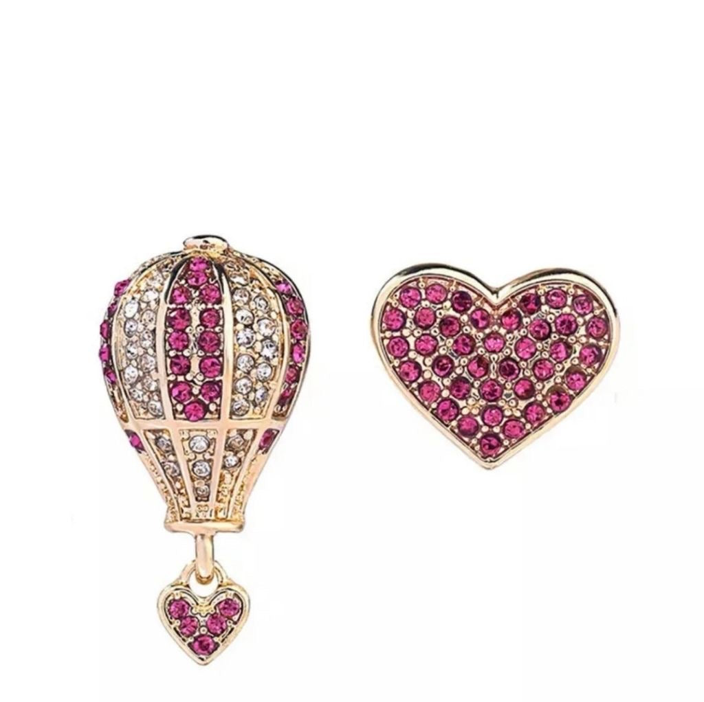 Hot Air Balloon Love Earring