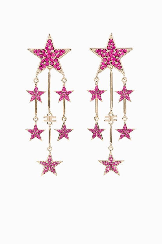 Pink Starfall Earrings