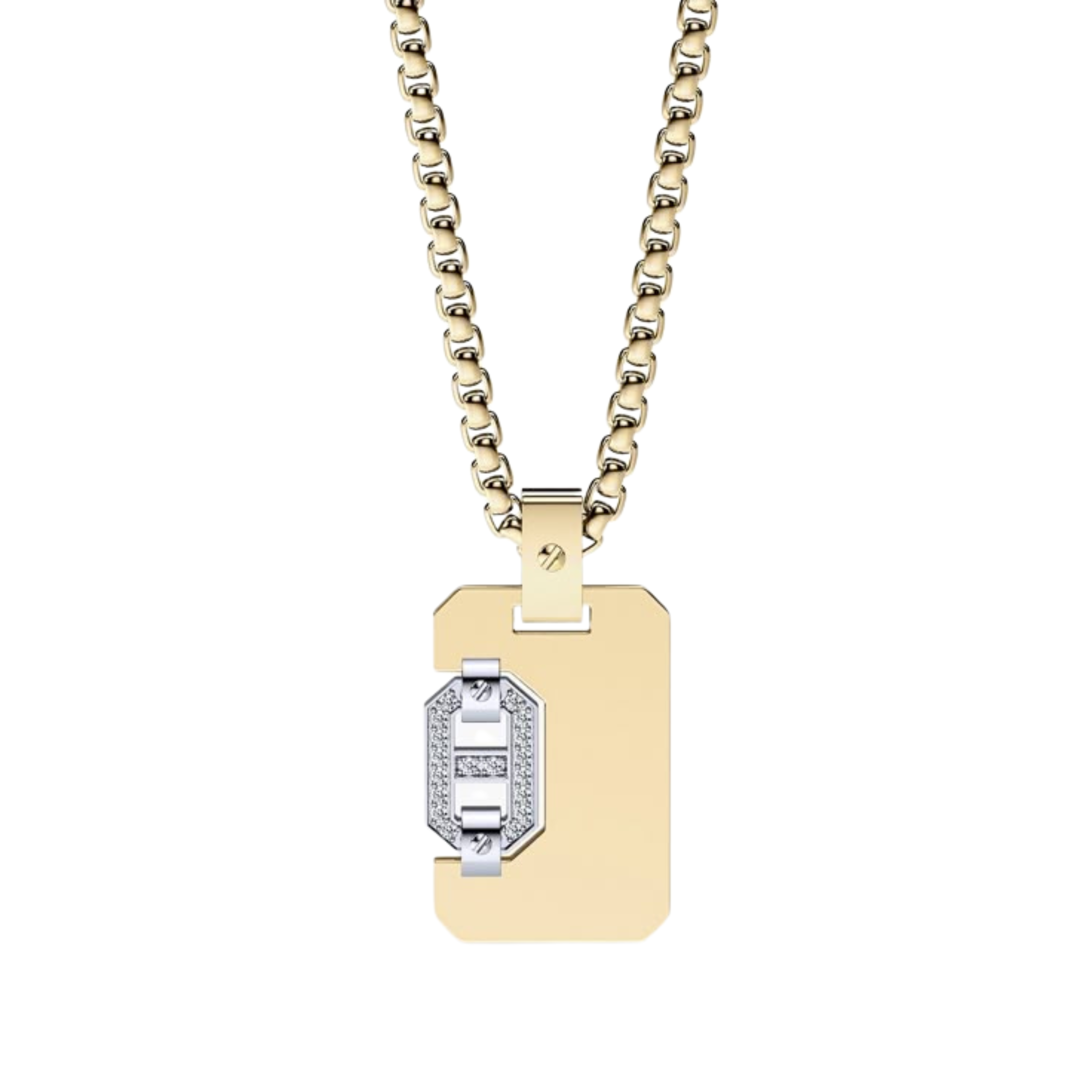 Dual Tone Signature Pendant