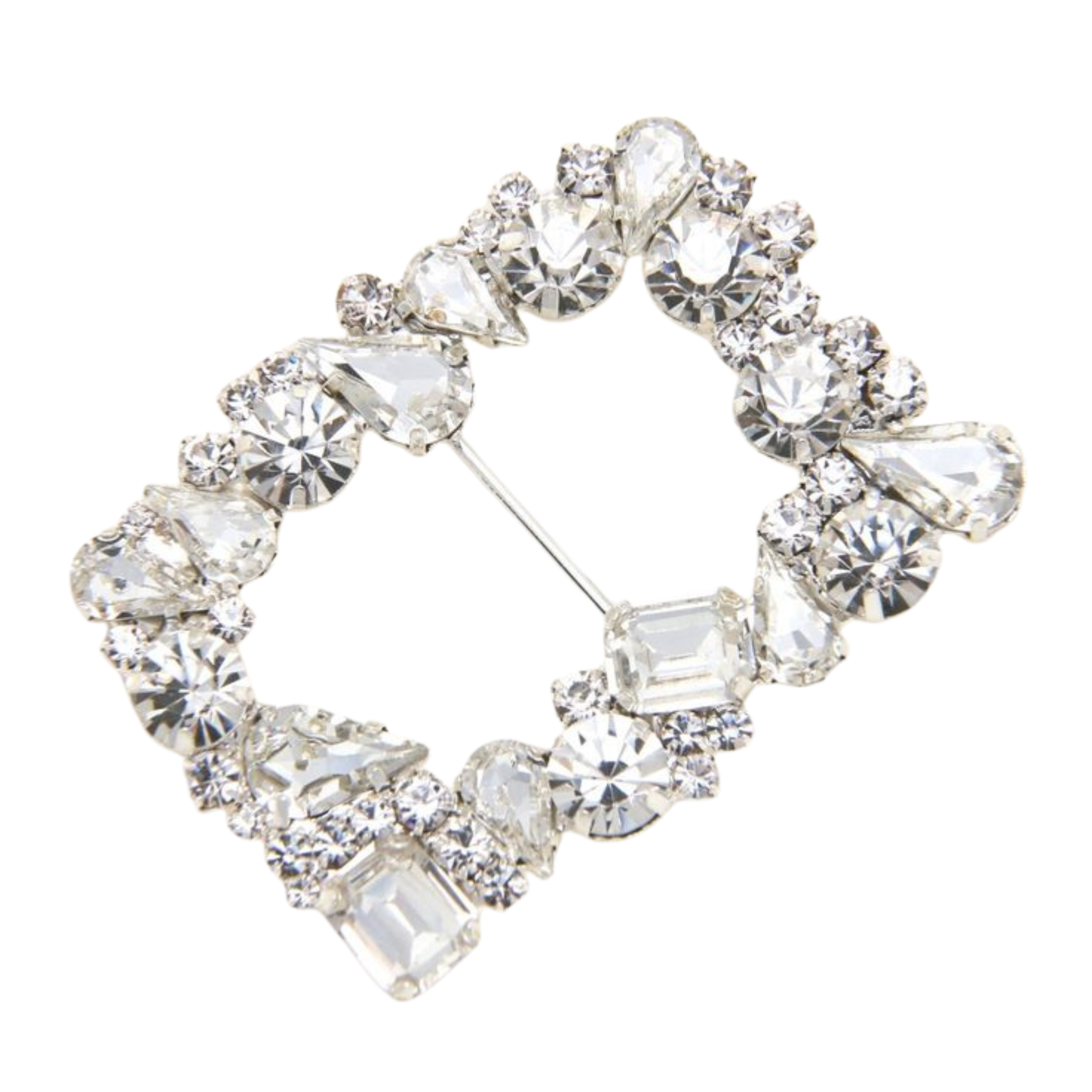 Crystal Halo Brooch