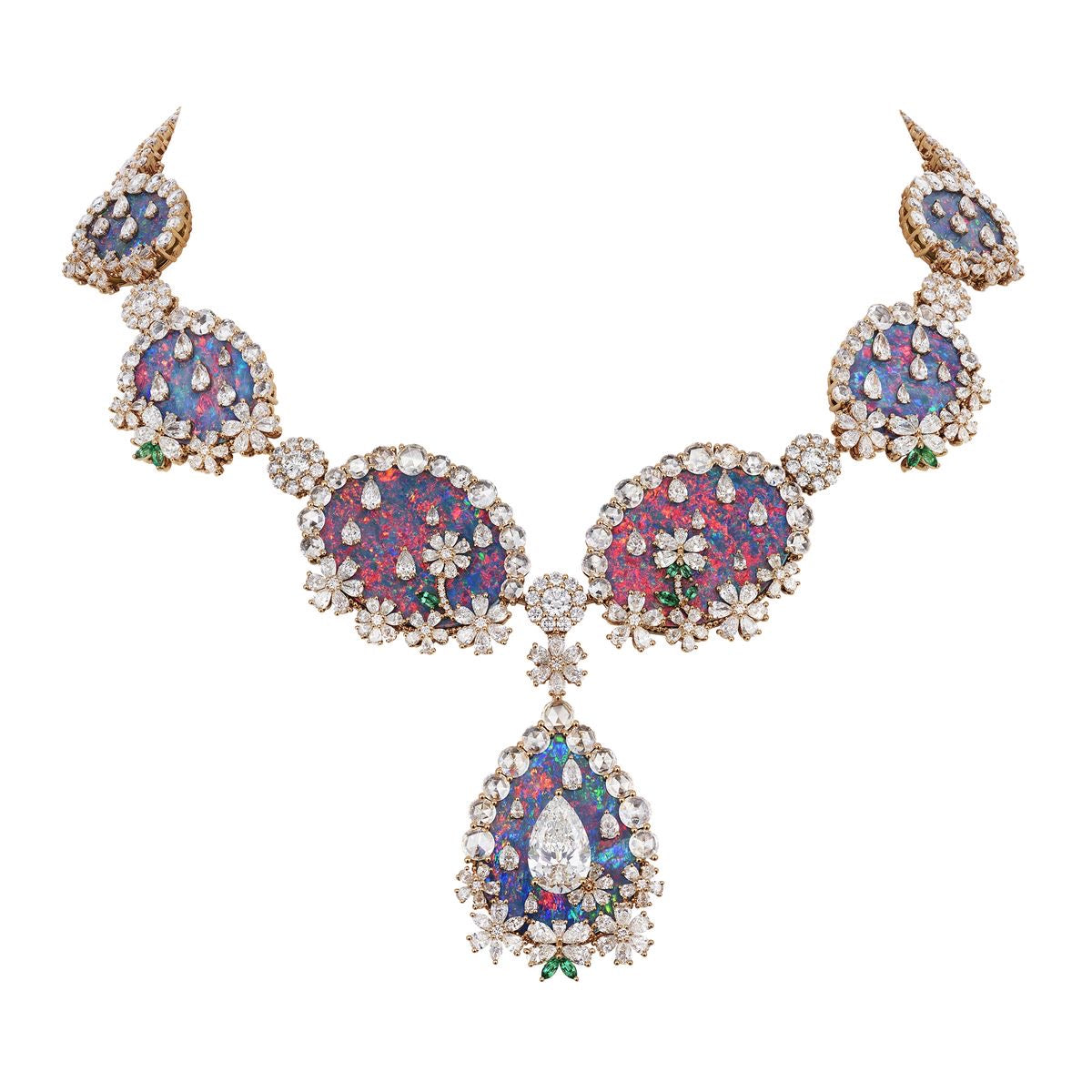 Opal Dream Vintage Diamond Necklace