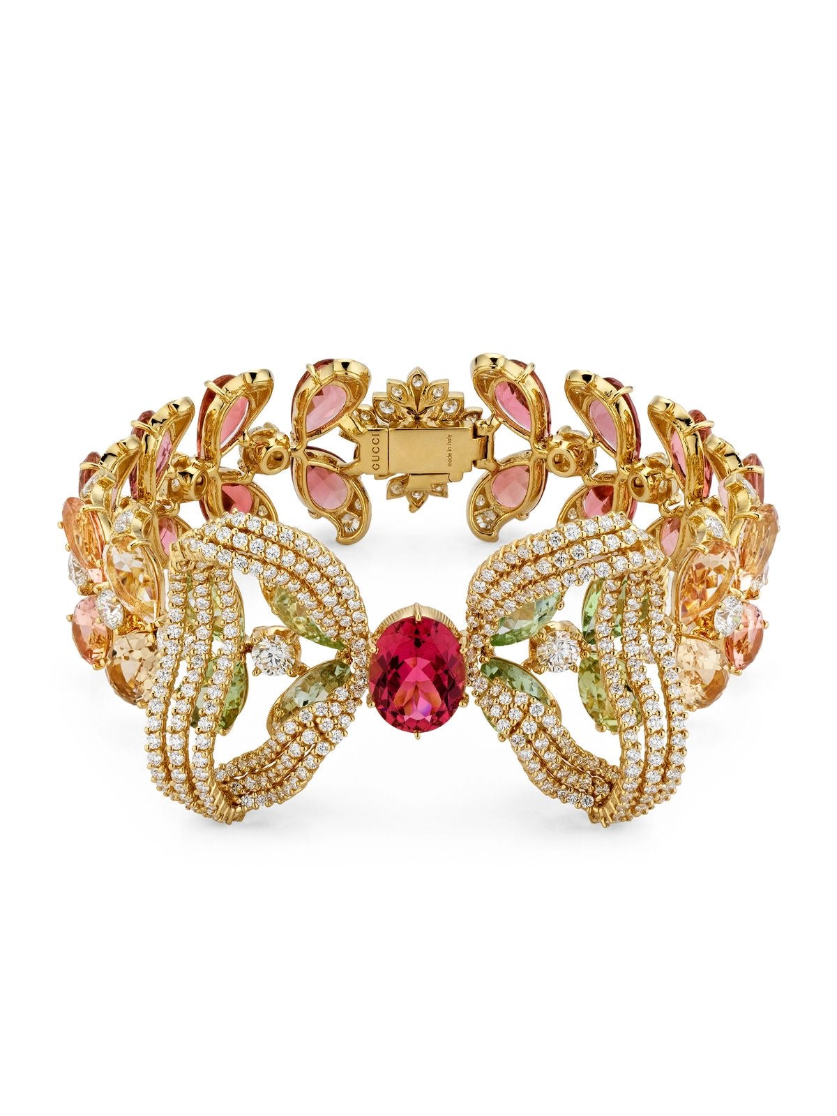 Radiant Rosetta Gemstone Necklace