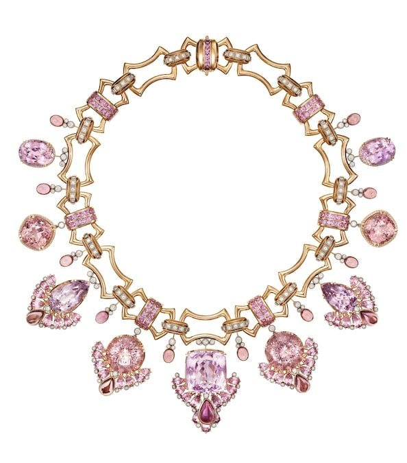 Blush Symphony Morganite Couture Necklace