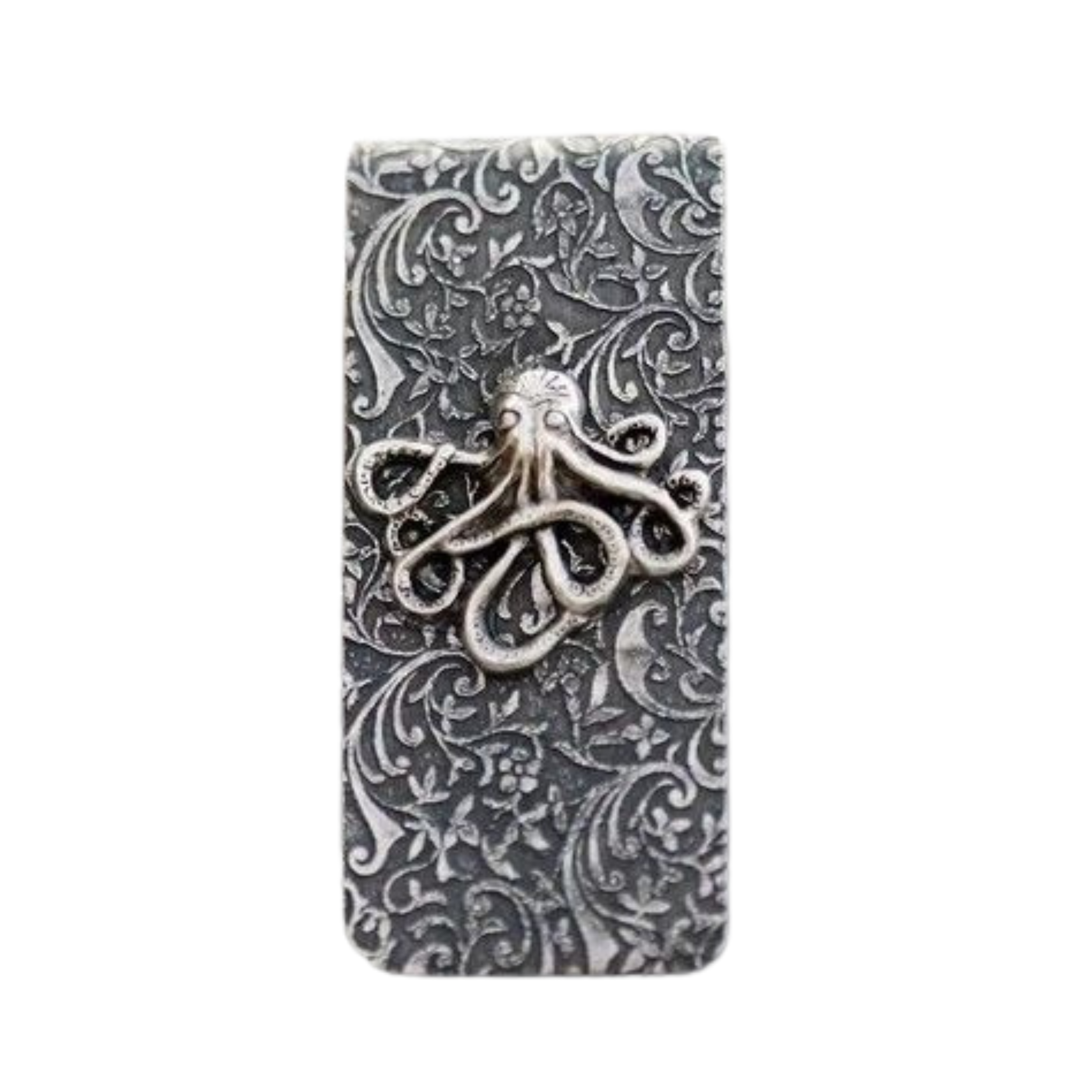 Silver Octopus Brooch