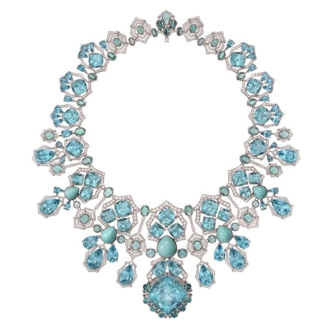 Aquamarine Royal Necklace
