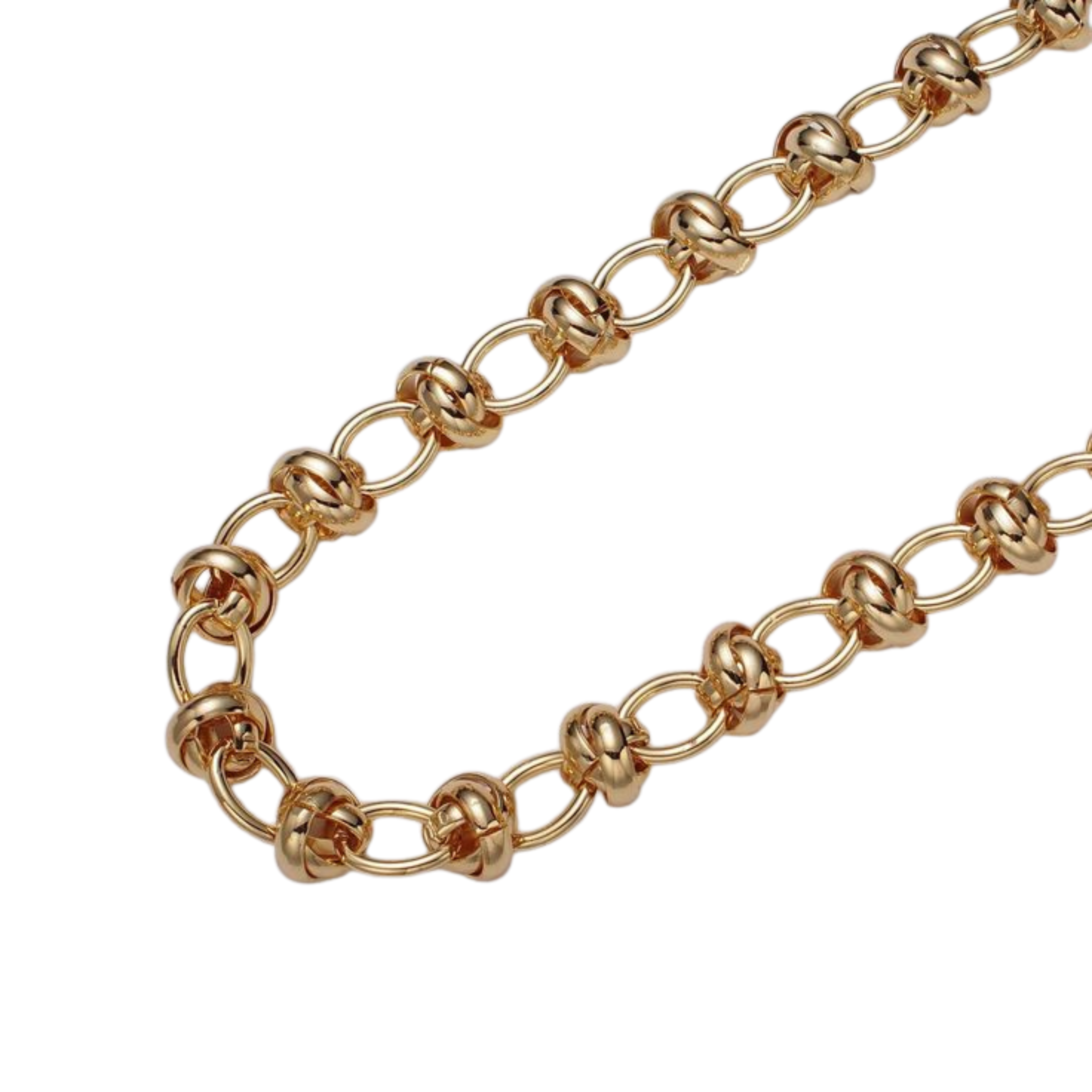 Gold Knot Chain Necklace