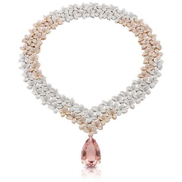 PetalMist Drop Necklace