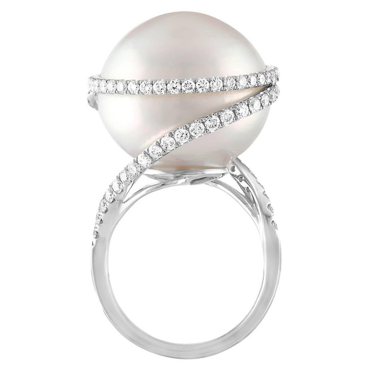 Orbit Pearl Ring