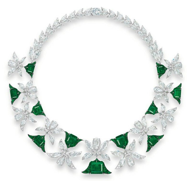 Emerald Flora Royale Necklace
