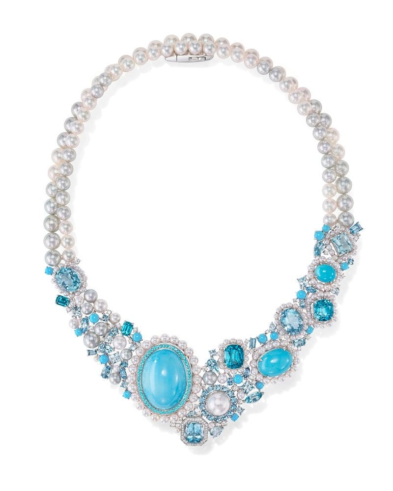 Ocean Luxe Turquoise Pearl Necklace