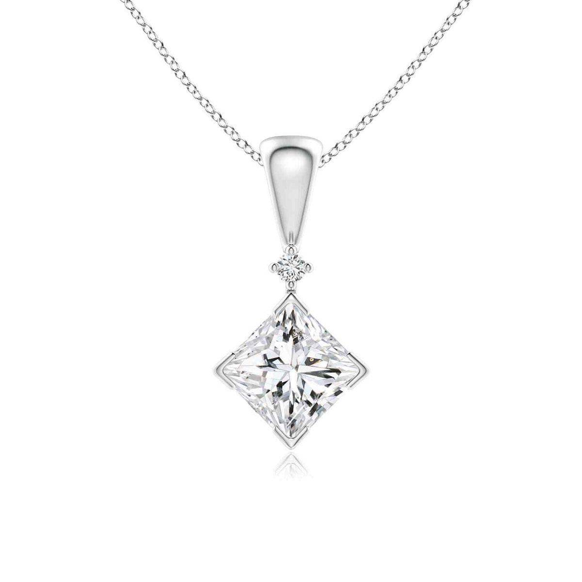 Halo Radiance Diamond Pendant