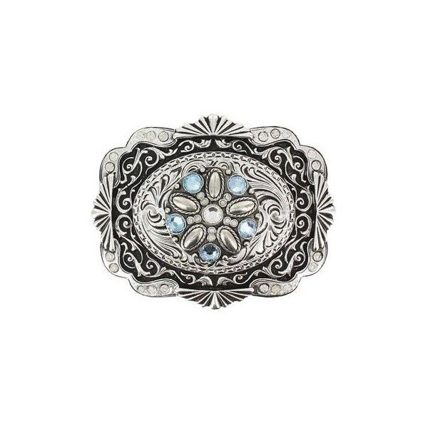Antique Floral Silver Brooch