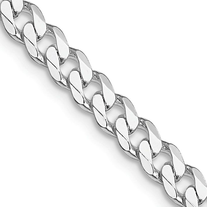 Silver Curb Chain Bracelet