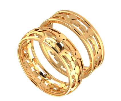 Classic Heart Mesh Toe Rings