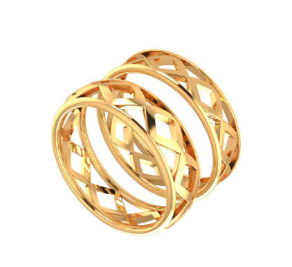 Geometric Lattice Toe Rings