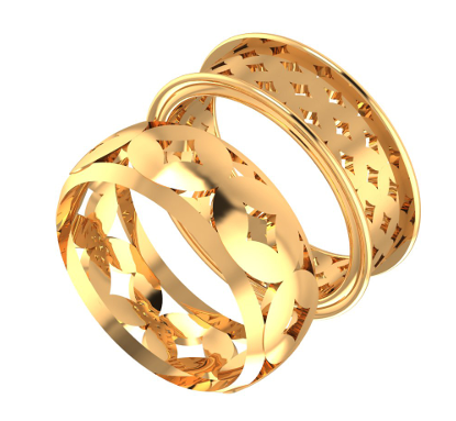 Bold Heart Shield Toe Rings