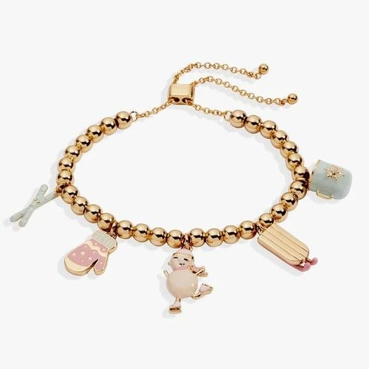 Winter Whimsy Charm Bracelet