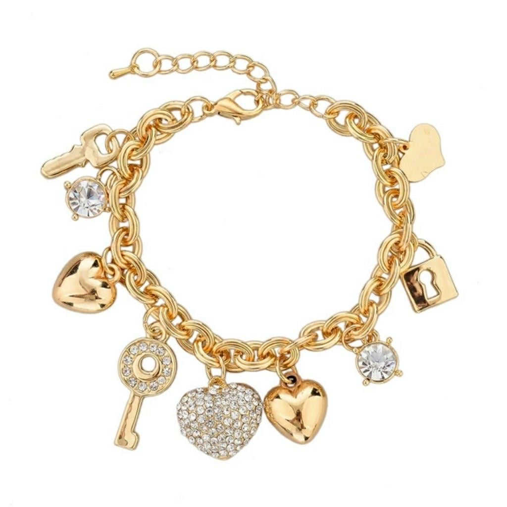 Locked in Love Crystal Bracelet