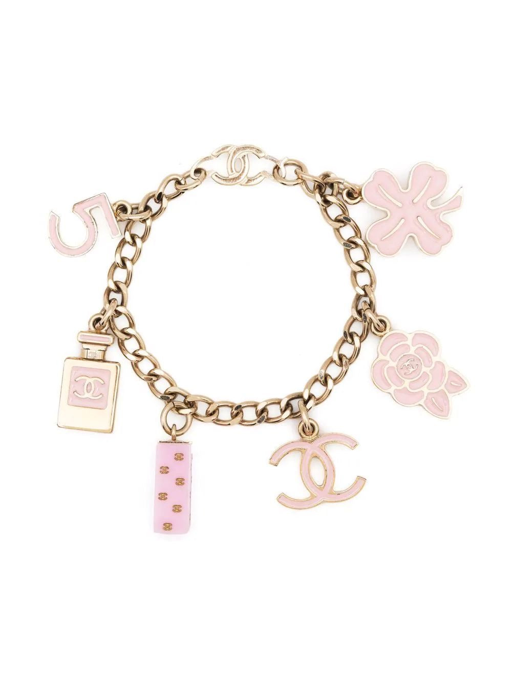 Paris Pink Couture Charm Bracelet