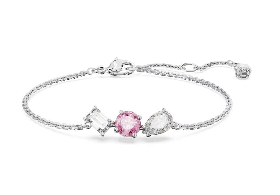Triple-Stone Pink Sparkle Bracelet