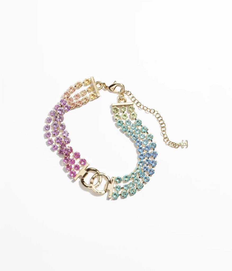 Pastel Gradient CC Charm Bracelet
