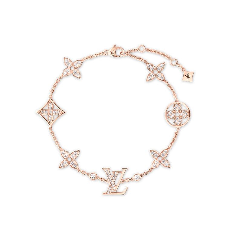 Rose Luxe Monogram Bracelet