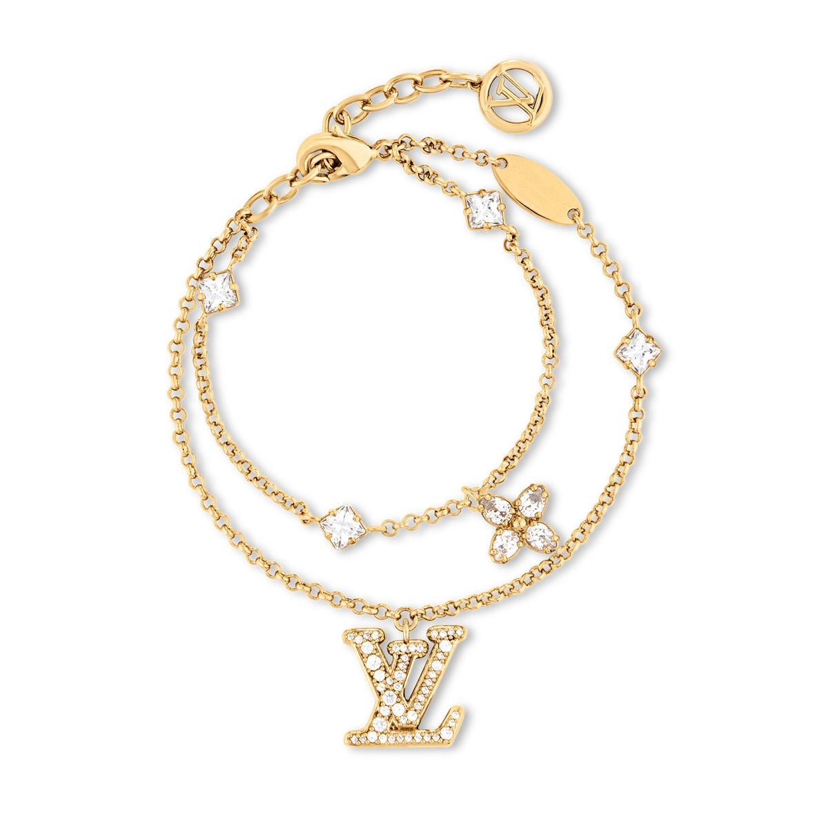 Duo Luxe Initial Bracelet