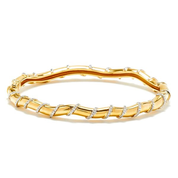 Twisted Vine Diamond Kada