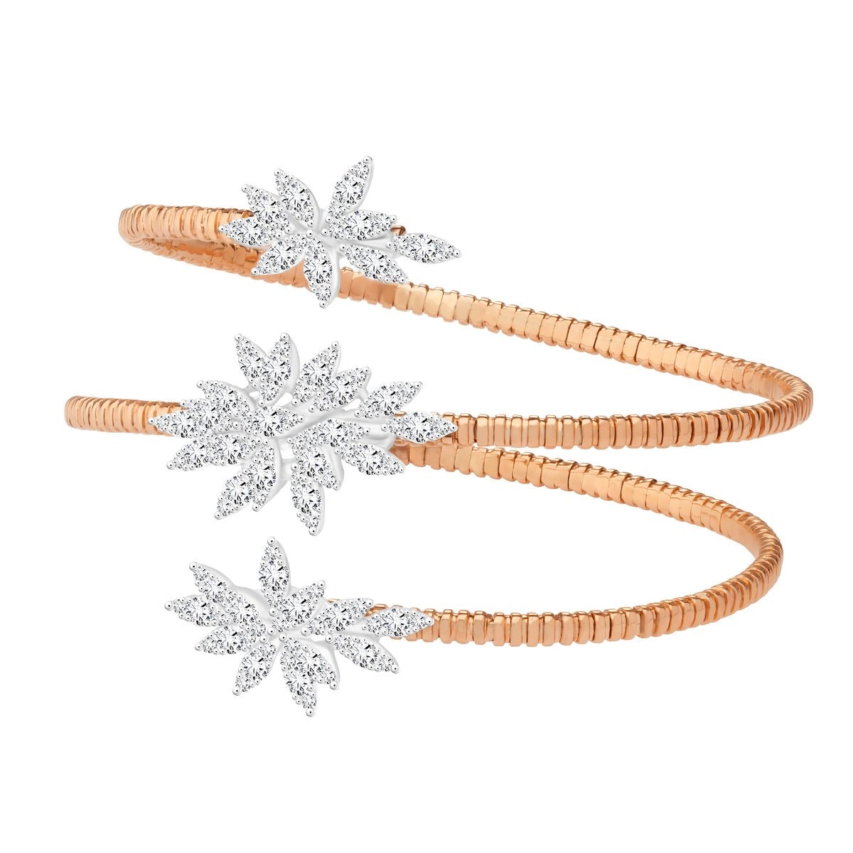 Triple Bloom Spiral Kada