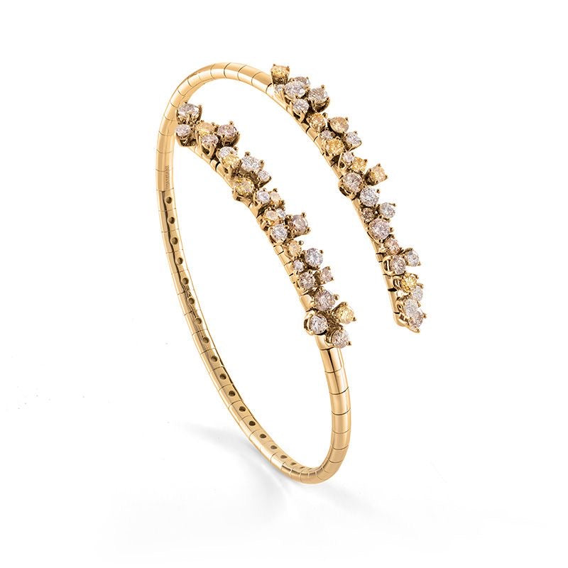 Champagne Sparkle Twin Spiral Kada