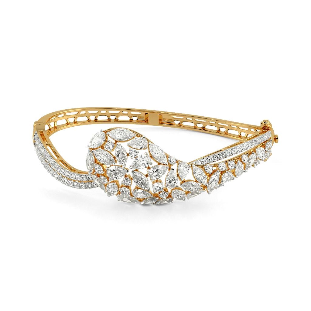 Crystal Bloom Diamond Ring