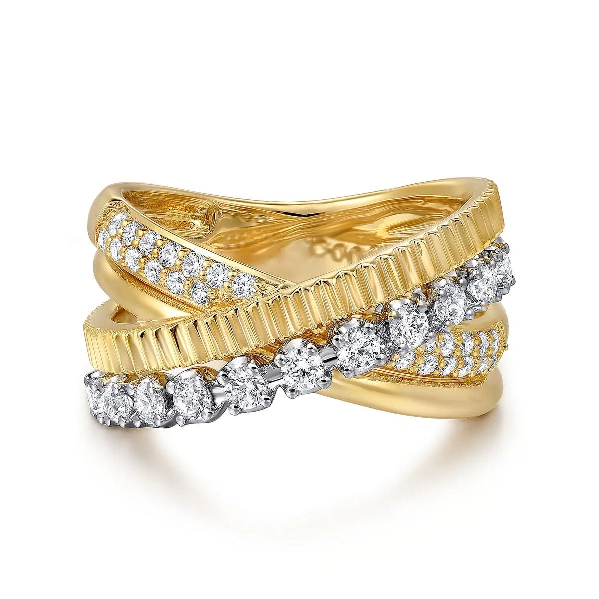 Aurora Luxe Crossover Ring